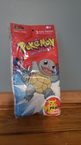 RARE VINTAGE 1999 SIZE 4 Girls' Fruit Of The Loom Funpals Pokemon Underwear - Picture 3 of 6