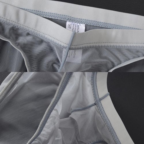 Lightweight See Through Mesh Briefs for Men with Unique Elephant Nose Design - Picture 7 of 26