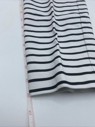 Pantalones de vestir Express Editor pierna recta para mujer blancos negros a rayas al tobillo 0 - Imagen 4 de 7