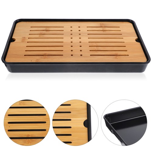Japanese Tea Tray Trays for Serving Teapot Traditional Chinese Dish Drainer - Picture 9 of 12