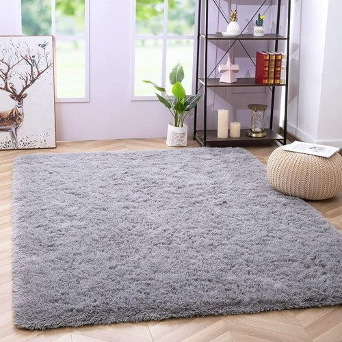 Alfombra mullida alfombra peluda ultra suave para dormitorio sala alfombras de área grande nueva { - Imagen 33 de 35