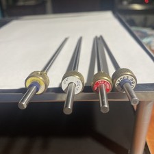 Gravograph Engraving Cutter 11/64" x 6.5" Lot-4 Various Profiles Used