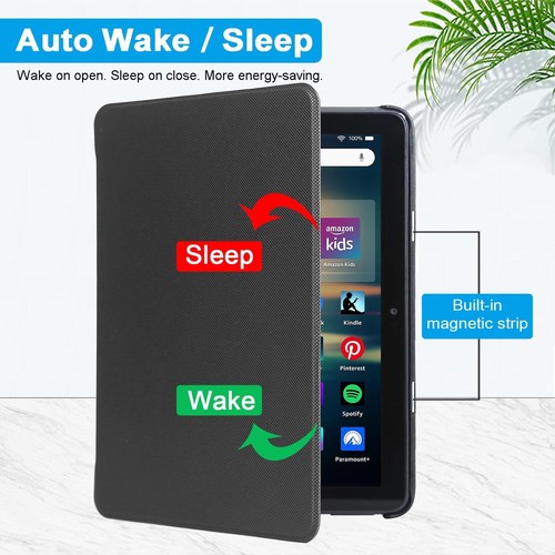 Fire HD 8-Tablet, 8-Zoll-HD-Display, 64 GB, schwarz, mit Werbung, Schutzhülle - Bild 7 von 9