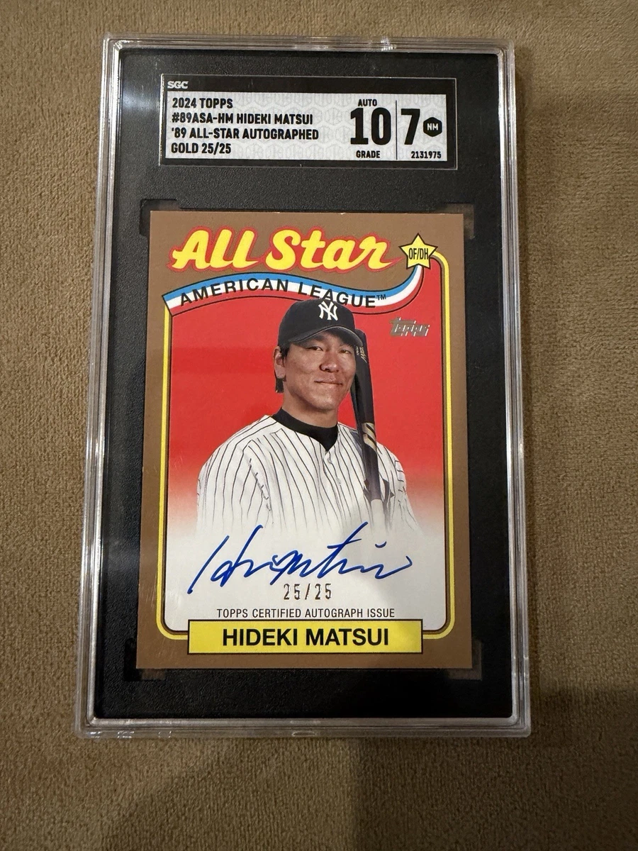 Topps Hideki Matsui Baseball Serial Numbered Sports Trading Cards