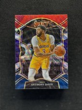 2020-21 Panini Select - Concourse Anthony Davis #45 Tri-Color Prizm