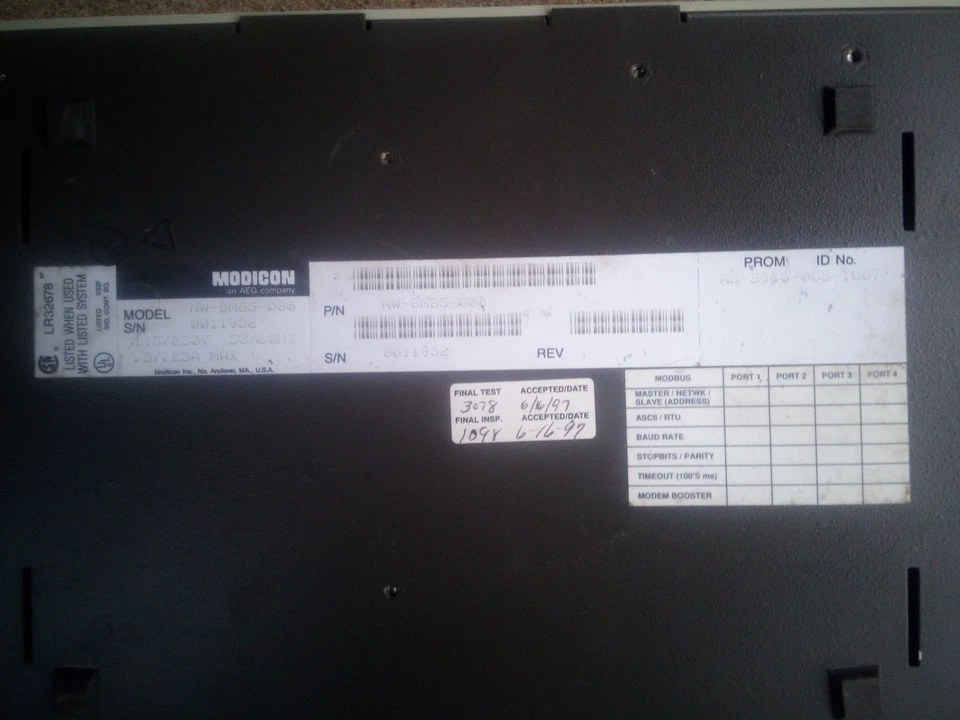 AEG Modicon Modbus Plus BM85C000 Bridge/Mux  guter gebrauchter Zustand - Bild 2 von 2