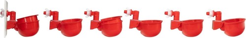 Sistema completo de riego de pollo: 6 tazas de llenado automático + bonificación para el cuidado de aves de corral - Imagen 3 de 9