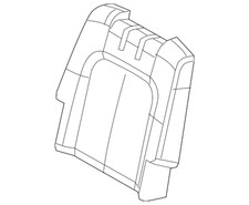 Genuine Ford Seat Back Cover DE9Z-7466601-FA