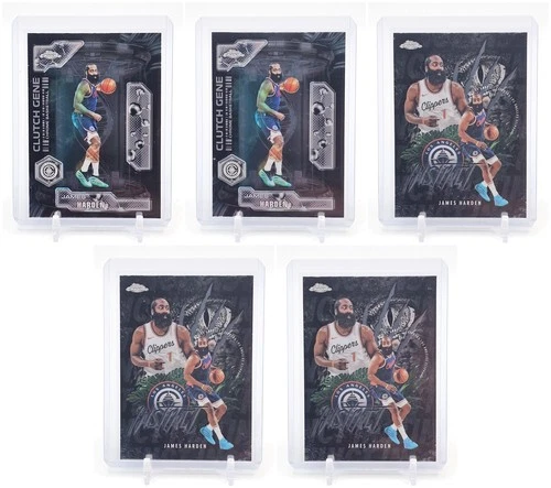2025 Topps Chrome James Harden Refractors (RAW)