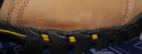 MICHELIN PILOT SPORT TAN/BLACK MENS STEEL TOE BOOT SIZE 10 W (READ) - Picture 4 of 12