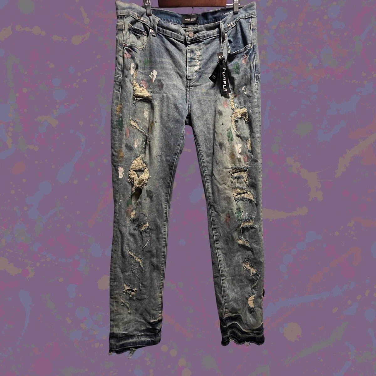 Purple Slim Jeans for Men for sale | eBay