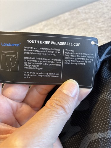 *NEU* Londkaron schwarz/grau Camouflage Jugend XL Sportschutz - Bild 8 von 8