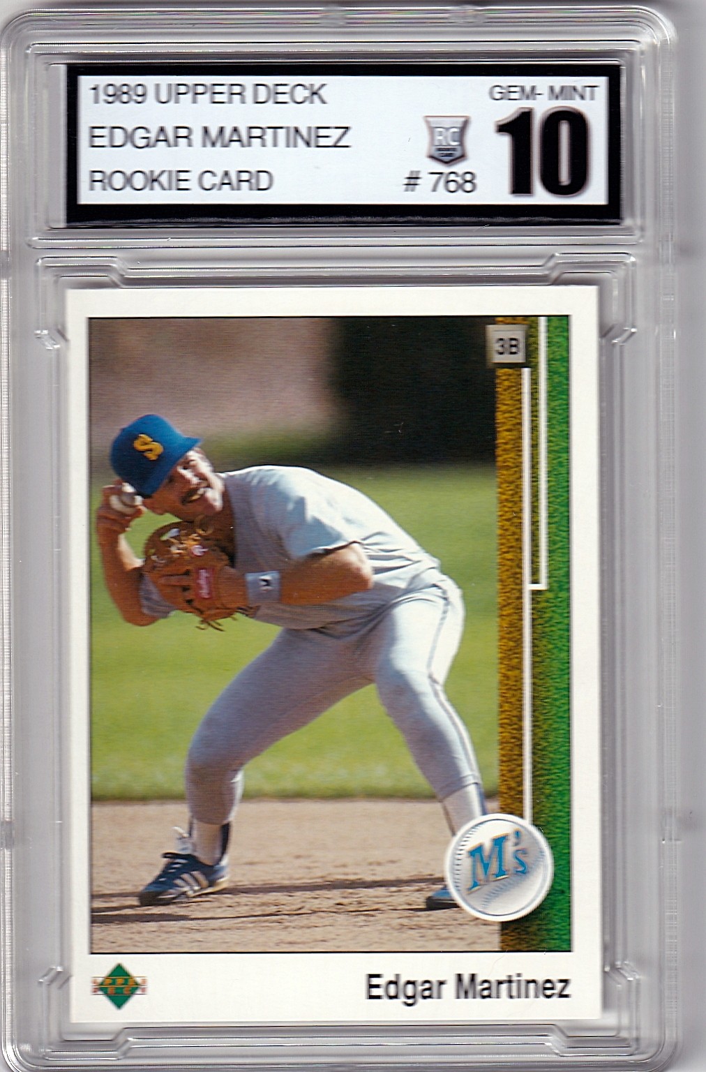 Edgar Martinez 1989 Upper Deck #768 RC GEM-MINT 10 Seattle Mariners