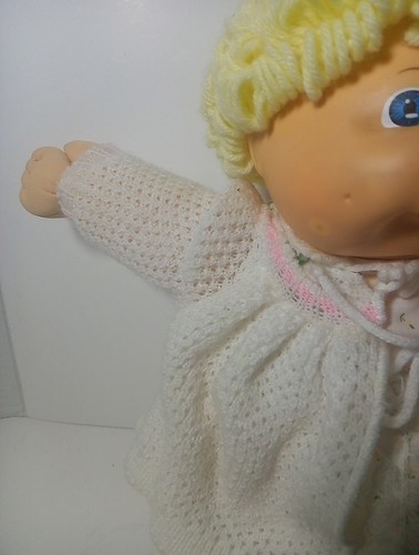cabbage patch kids 1978-1982 Knitted Sweater And Booties. Xavier Roberts Of Dia - Picture 3 of 14