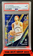 Victor Wembanyama 2023-24 Panini Phoenix Blue Prizm Rookie /35 PSA 9! #4 POP 5
