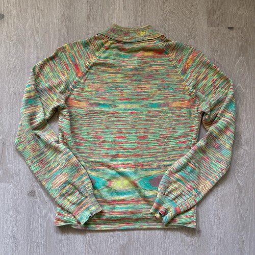 Gimaguas mehrfarbige Strickjacke mit Kragen Damen Größe Small - Bild 2 von 4