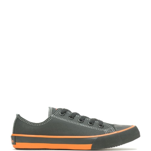 Harley-Davidson Women's Zia Sneaker Black/Orange - D83816, Black/Orange - Imagen 2 de 6