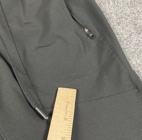Lululemon Uomo Piccola Licenza Allenamento Snap Caviglia Jogger Nero Ventola LM5ACVS - Foto 5 di 11