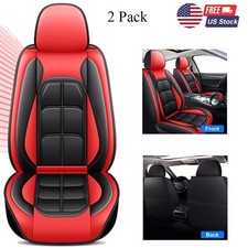 For Ford Mustang Car Seat Covers Leather Full Set Cushion Pad Mat -2 Front Seats For Ford Mustang Car Seat Covers Leather Full Set Cushion Pad Mat -2 Front Seats
