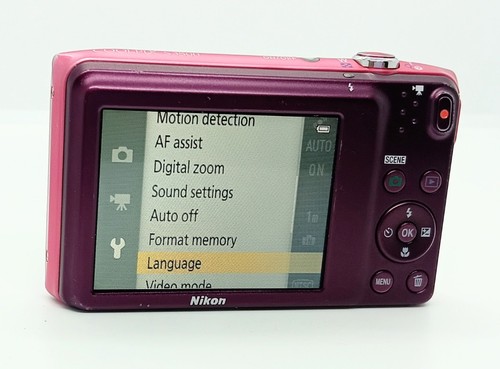 「Exc+++++/BOX/SD] Nikon COOLPIX S3500 pink 20.0MP Compact Digital Camera Japan - Picture 13 of 19
