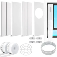 Portable Air Conditioner Window Kit 2024 New Upgrade Portable AC Kit with 2Pack