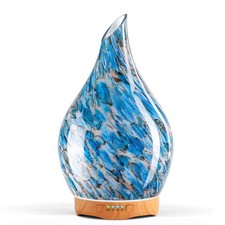 Porseme 280ml Glass Essential Oil Diffuser Ultrasonic Cool Mist Aroma Humidifier