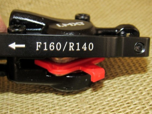 LMXT Mechanical Hand Disc Brake ~ Front & Rear ~ Levers Cables Disc Pad & Disc - Picture 12 of 14