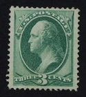 CKStamps: US Stamps Collection Scott#147 3c Washington Mint H OG Gum Bend