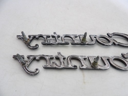 Pair of 1975 1976 1977 1978 Ford Country Squire Rear Quarter Panel Emblems - Picture 8 of 15
