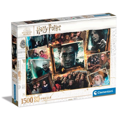 Puzzle Harry Potter 1500 pezzi Clementoni multicolore - Foto 1 di 3