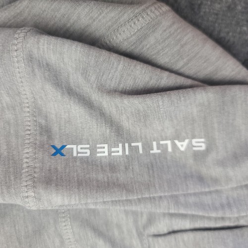 Salt Life Men’s Size L Gray Hoodie FULL Zip Up Jacket Sweatshirt - Picture 12 of 13