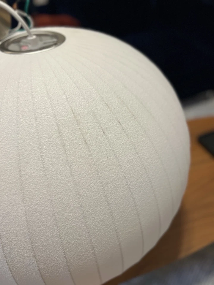 "Lámpara colgante Herman Miller Nelson bola burbuja grande 27""" Foto 3 de 4