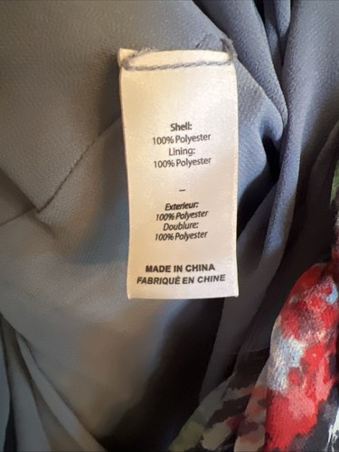 Cinq A Sept Leigh Floral Square Neck Smocked Maxi Dress Size 6 - Picture 9 of 12