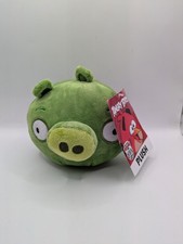 Angry Birds Minion Green Pig Classic 5  Plush Toy Factory Rovio 2024 NWT