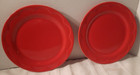 Kate Spade New York "All in Good Taste " Lenox Stoneware Salad Plates Red 8 1/2"