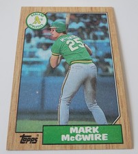 1987 Topps #366 Mark McGwire Oakland Athletics