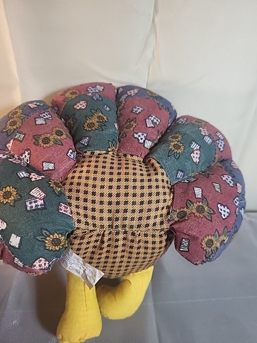 Vintage Calico Patchwork Turkey Plush - Picture 4 of 4