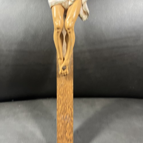 15" Fontanini Italien Korpus Kruzifix Holz Kreuz Jesus Christ - Bild 6 von 20