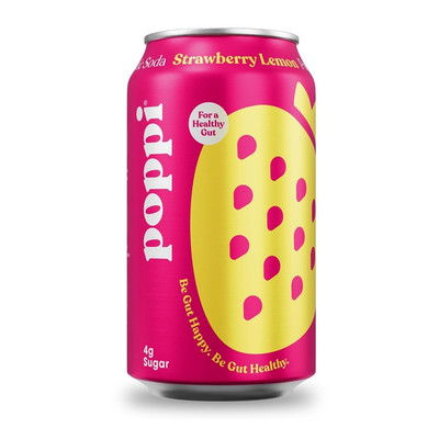 【hippiedippy】soda jp Poppi Strawberry Lemon Prebiotic Soda 4 Pack, 12 FZ | eBay