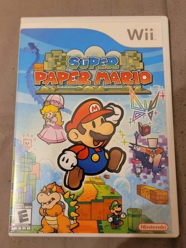 Super Paper Mario - Nintendo Wii - CIB, Tested and Working!