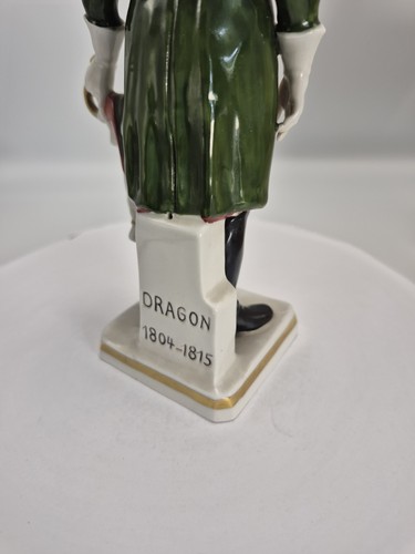 Dragon Napoléonien 1804-1815 Porcelaine Saxe Eille Paris Figurine Militaria* - Imagen 7 de 11