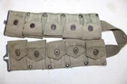 US Military WW2 Era M1 Garand Ammunition Cartridge Belt Enbloc Clip Pouch JK95