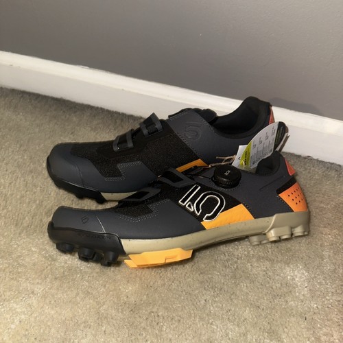 Adidas 5.10 Kestrel BOA 'Black Impact Orange Bike Shoe HQ3549 Men Sz 9.5