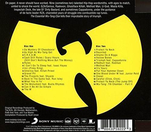 Essential Wu-Tang Clan by Wu-Tang Clan [Audio CD] - Picture 1 of 2