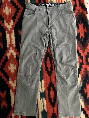 Wrangler ATG Jackson Utility Hose Herren 36x32 grau Doppelknie verstärkter Zwickel - Bild 2 von 20