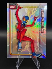 2026 Topps Chrome Marvel #160 Spider-Boy - Storm’s Lightning Refractor