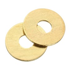 M5 Flat Washer, 40Pcs Brass Ring Washers 16mm OD 1mm Thick Sealing Gasket Ring