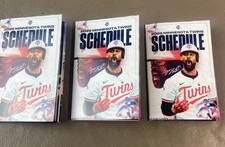 Minnesota Twins 2026 Pocket Schedule Lot Of 3 (Byron Buxton) MLB Nice!