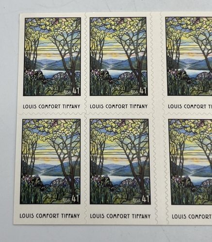 2007 41 Cent Tiffany Window Booklet of 20 Scott #4165a Mint NH - Picture 6 of 10