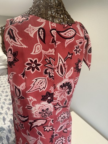 Double D Ranch Wear rotes Bandana Damen ärmelloses Kleid XL Vintage - Bild 5 von 9